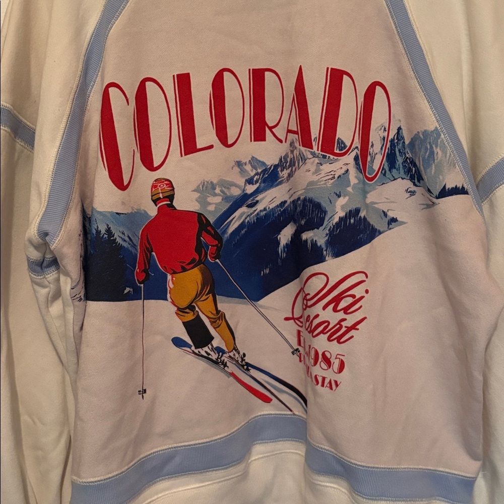 Anthropologie Daily Practice Baseplate Graphic Crewneck - Picture 2 of 4